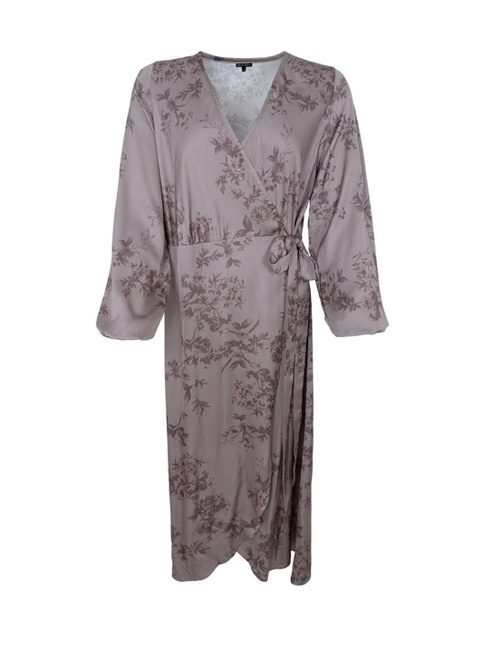 Nancy wrap kjóll, taupe