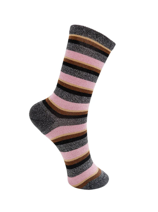 Brandi sokkar, bleikir/burgundy