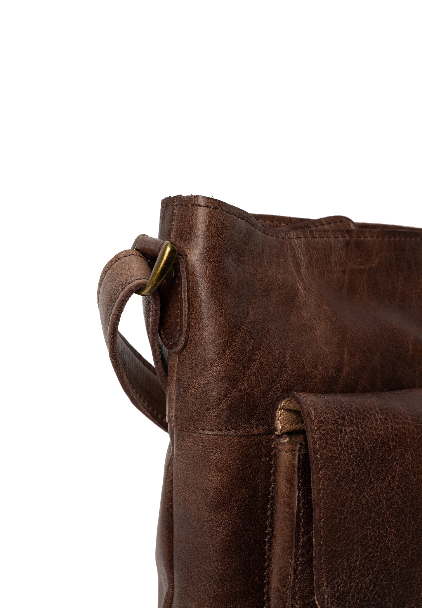 Kay leðurtaska, woodsmoke