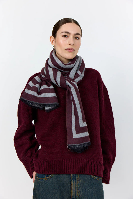 Hartley 1 trefill, burgundy