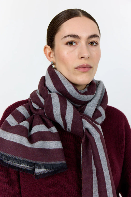 Hartley 1 trefill, burgundy