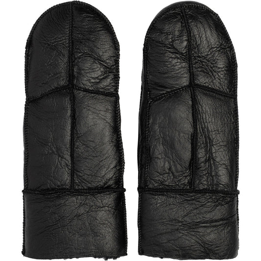 Henny leðurlúffur, svartar