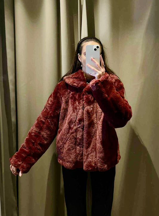 Sophy Guess pels, rauður (burgundy)