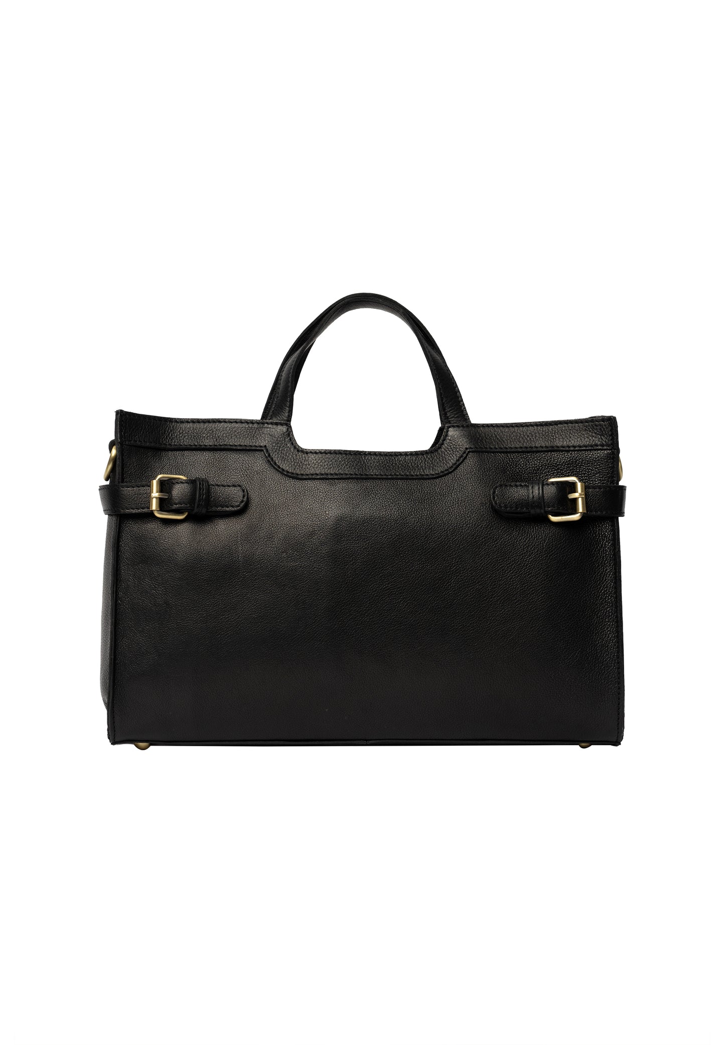 May leðurtaska minni, svört