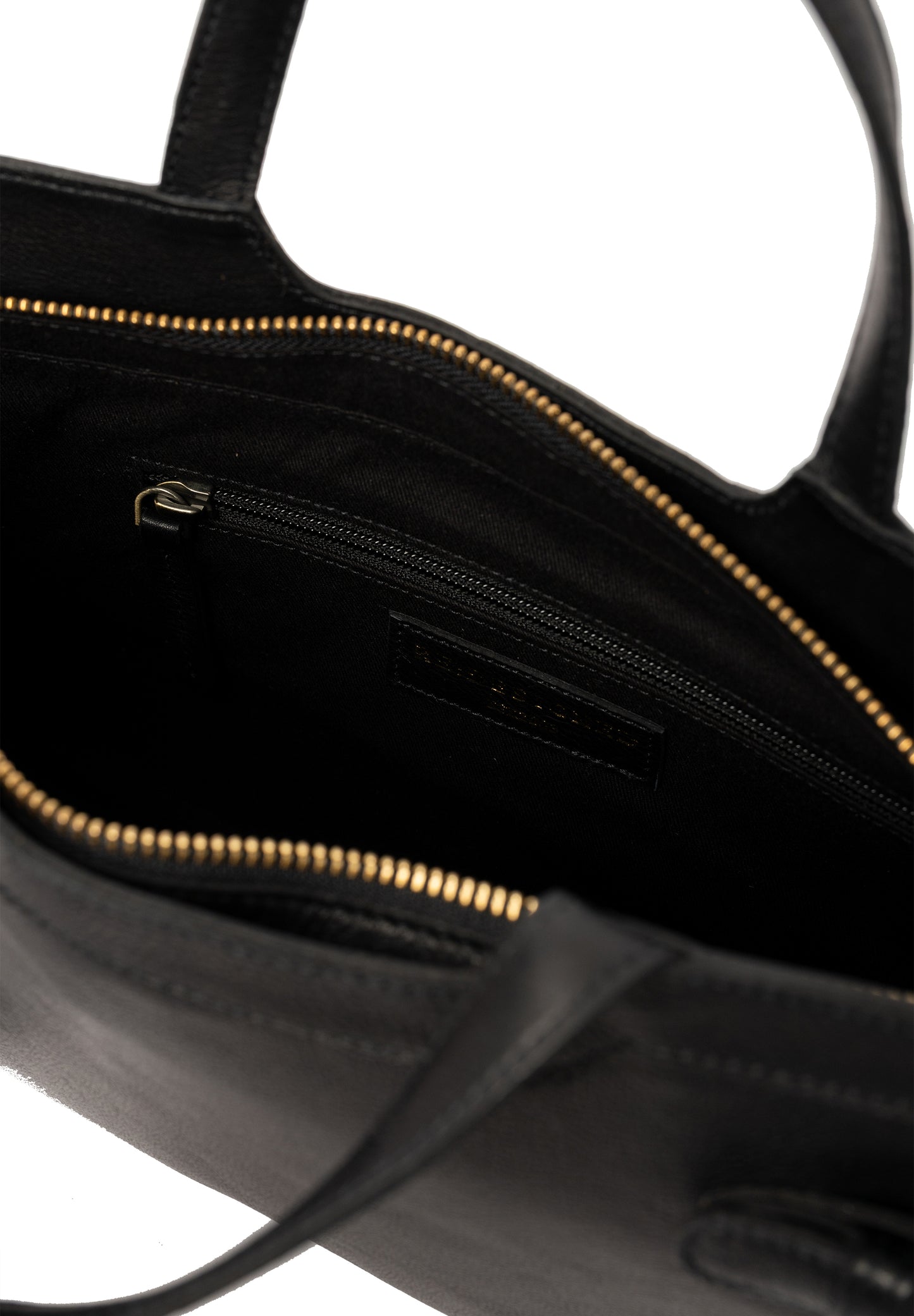 May leðurtaska minni, svört