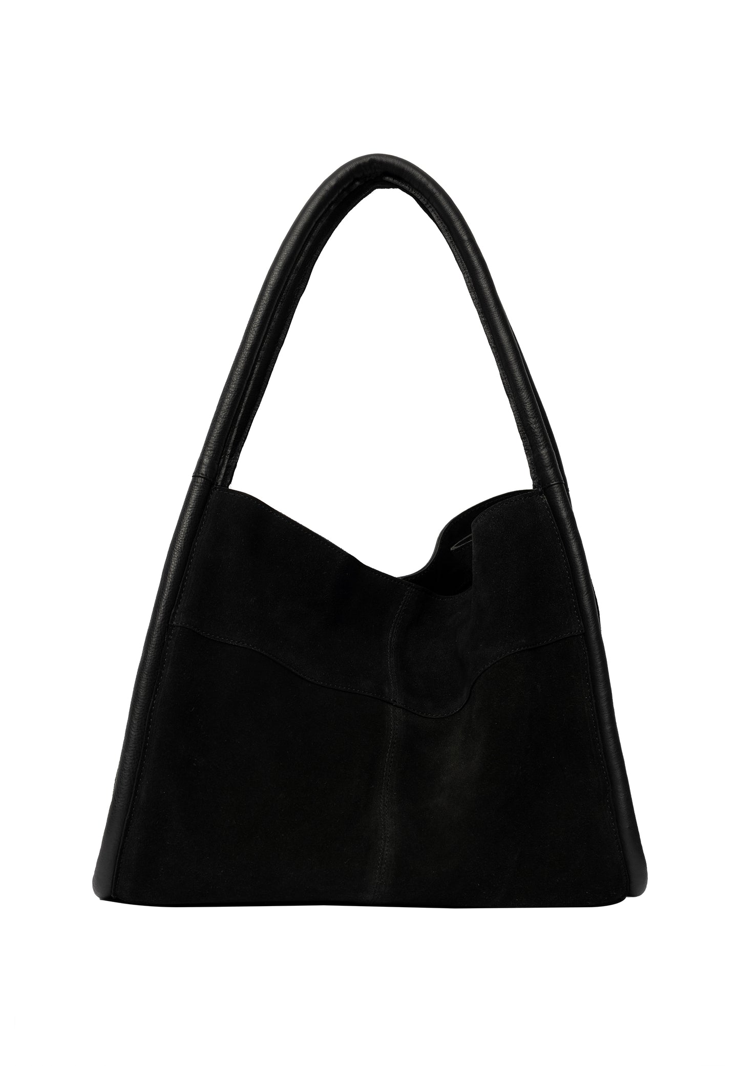 Meno rúskinnstaska, svört