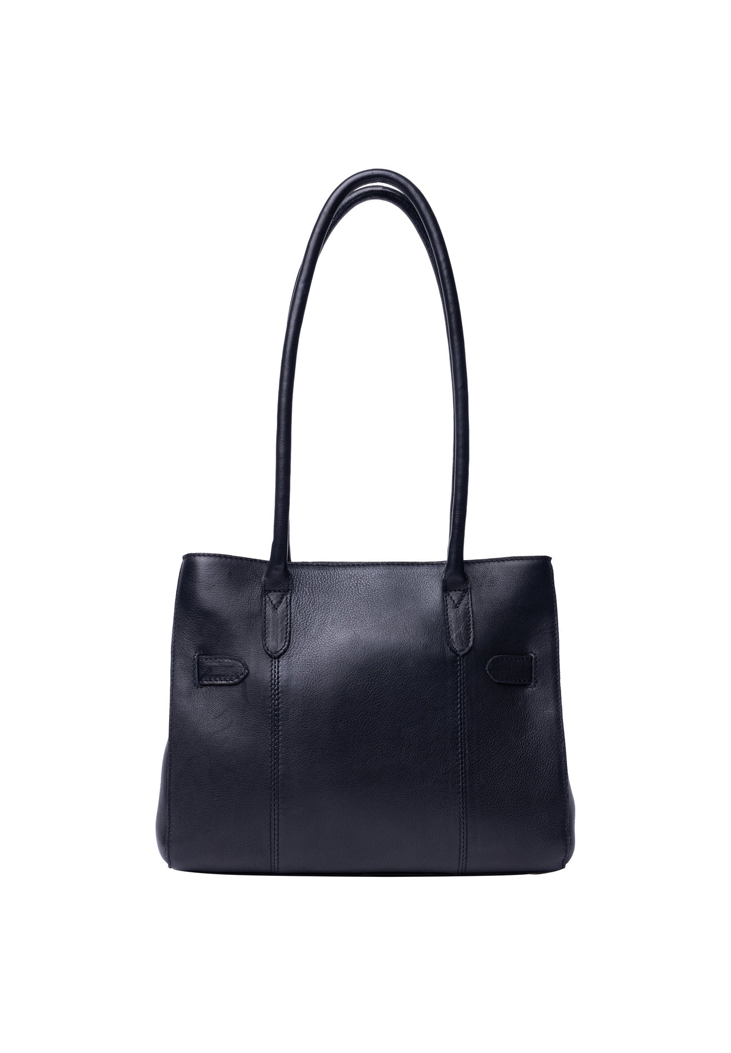 Nellie leðurtaska, svört