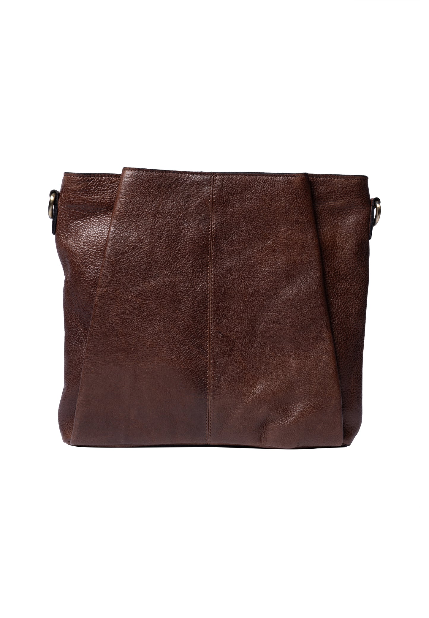 Nisa leðurtaska, millistærð, Woodsmoke