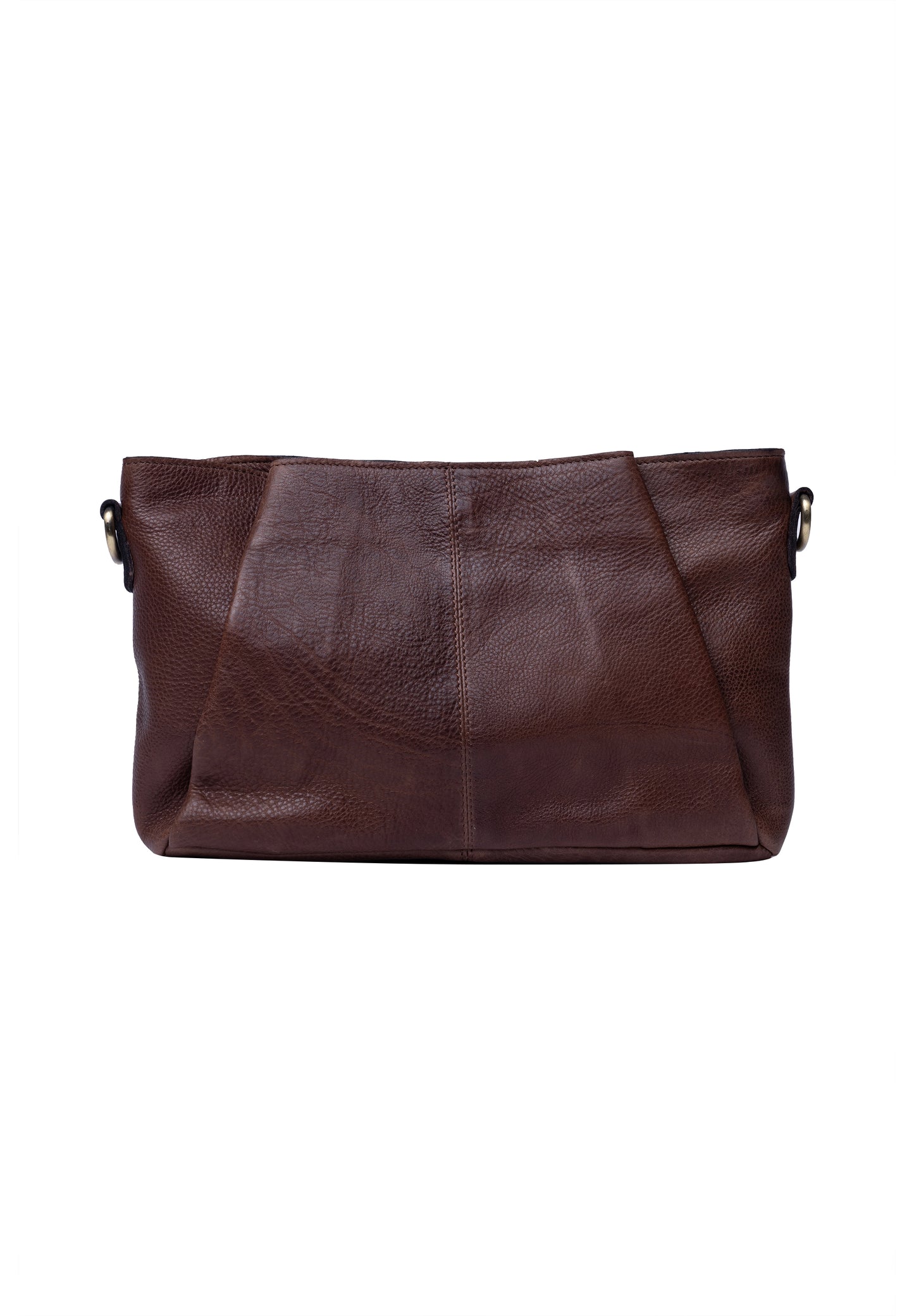 Nisa leðurtaska, lítil, woodsmoke