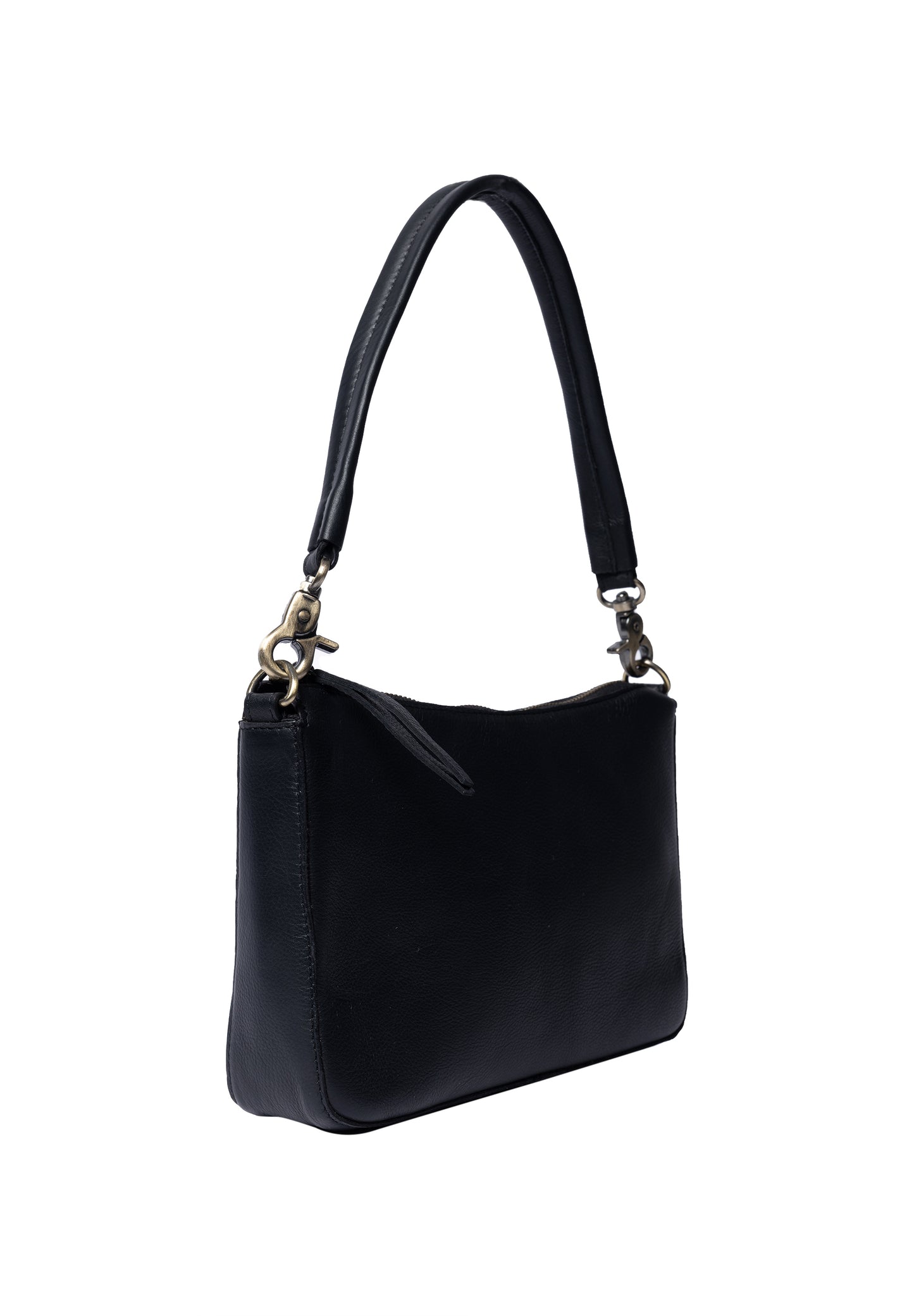 Nada leðurtaska, svört