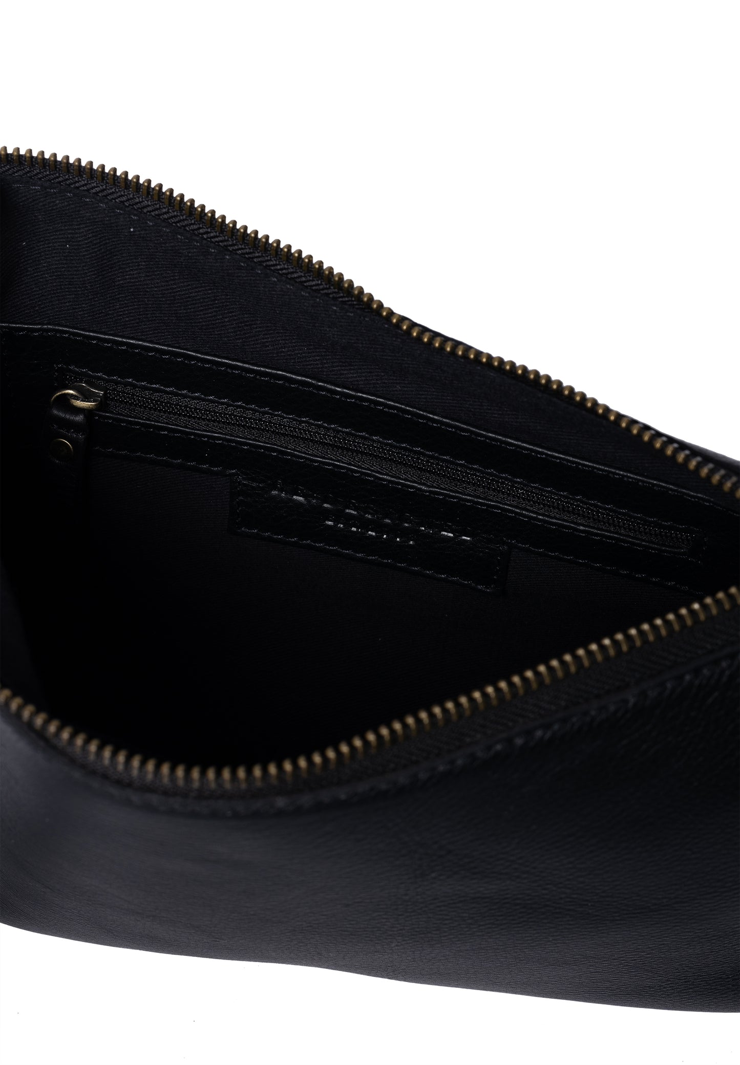 Nada leðurtaska, svört