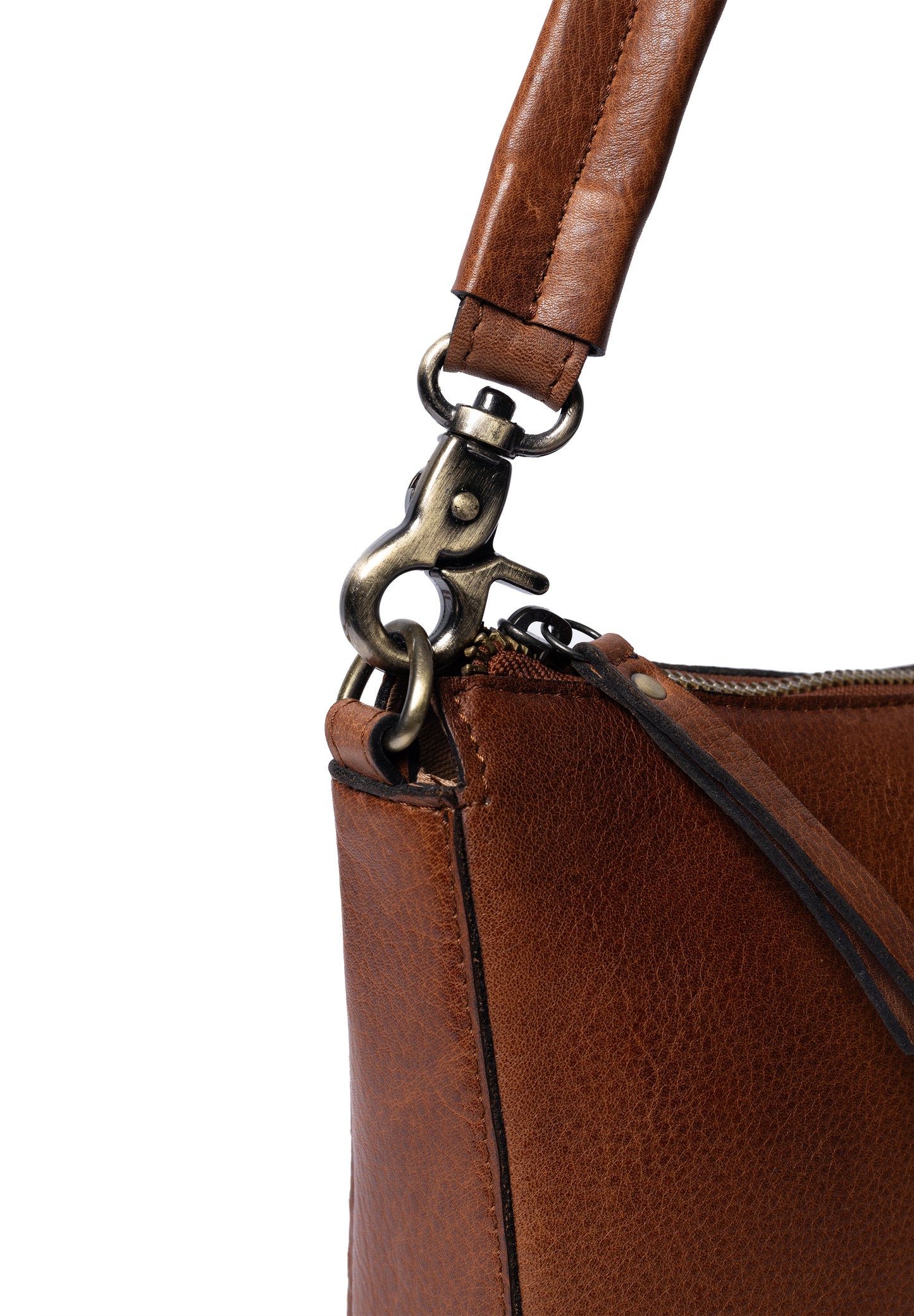 Nada leðurtaska, walnut