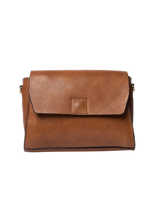 Nana leðurtaska, tan