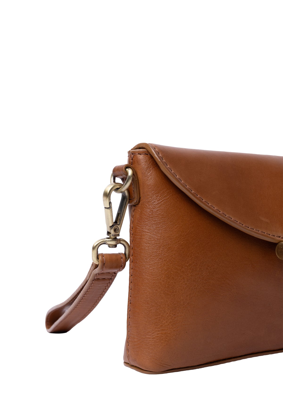 Sonia clutch, tan