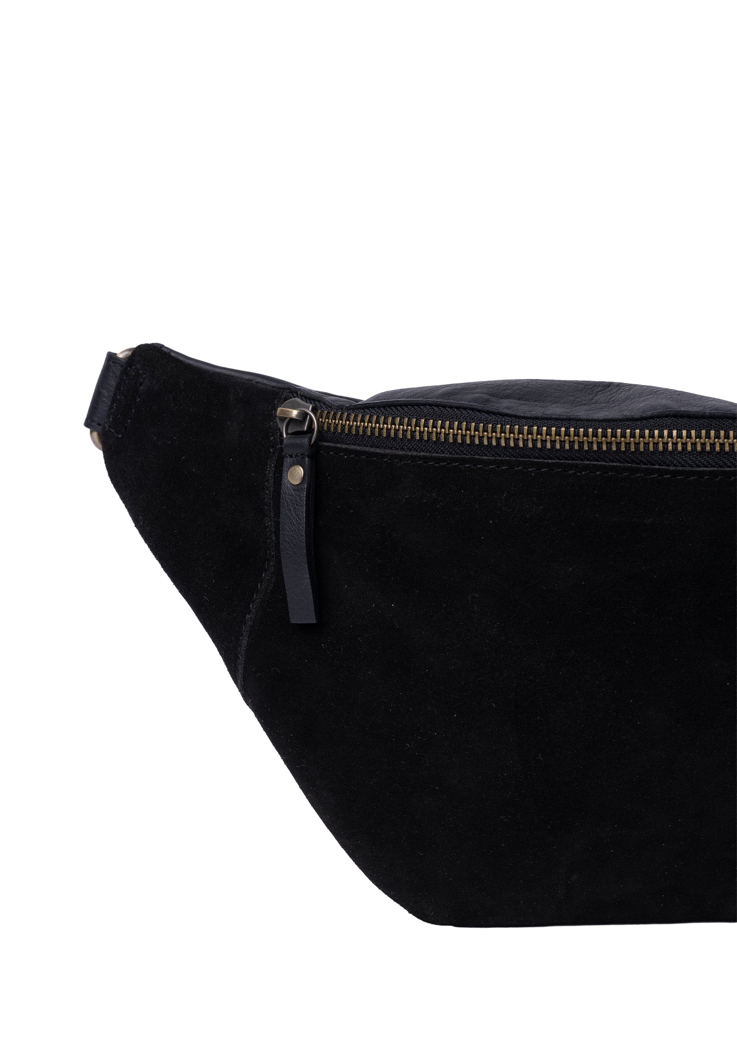 Selma bumbag, rúskinn -svört