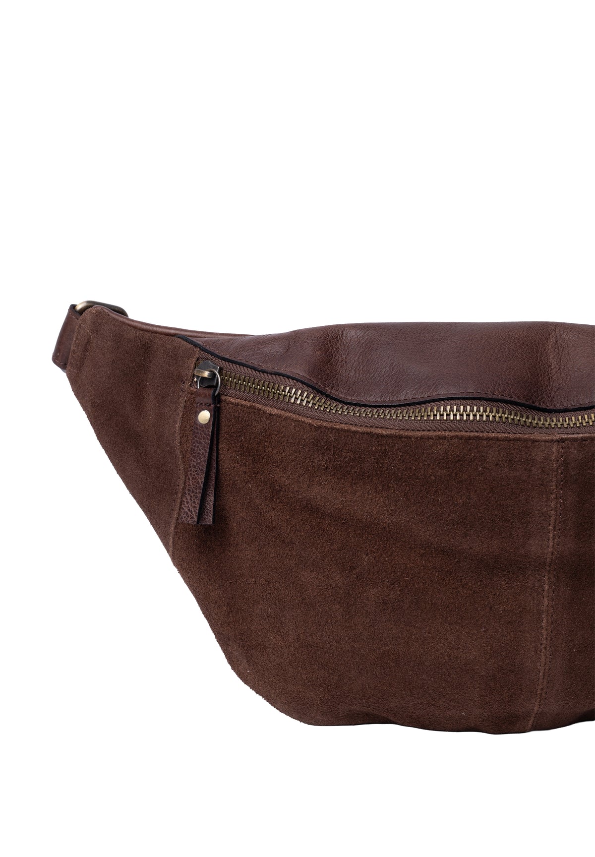 Selma bumbag, rúskinn -woodsmoke