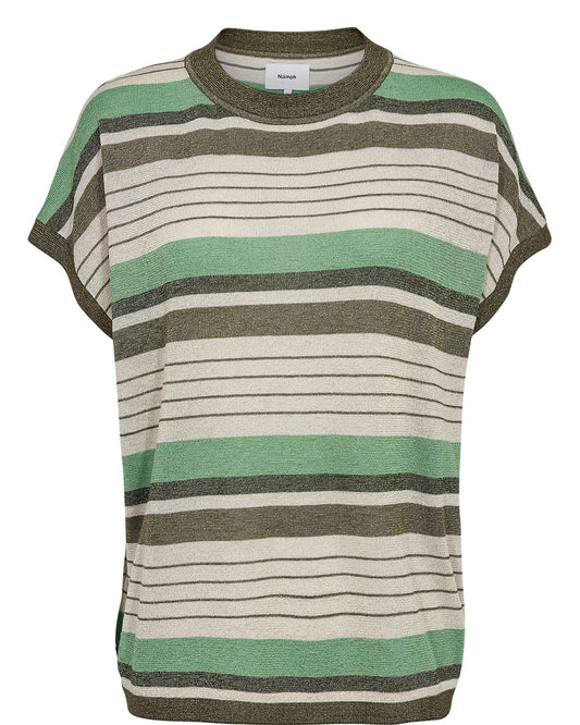 NuLaura Darlene stuttermapeysa, græn