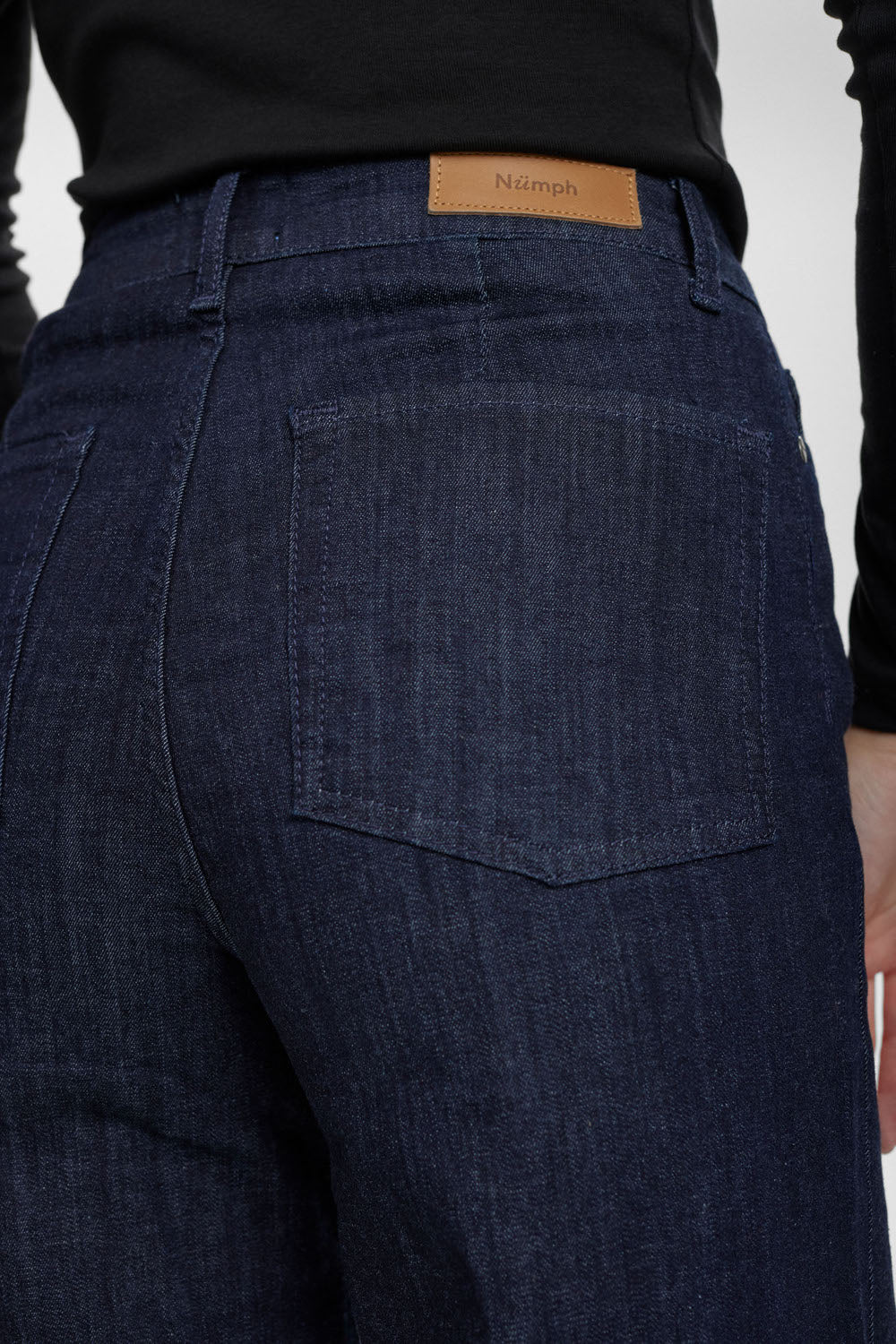 NuParis long gallabuxur, dökkbláar