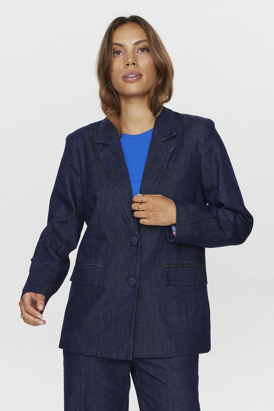 NuAletta gallablazer, dökkblár