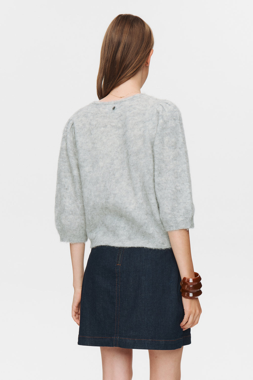NuSuri cardigan peysa, grá