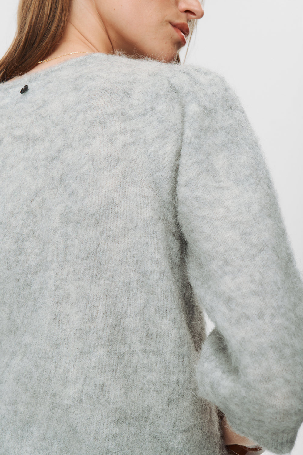 NuSuri cardigan peysa, grá