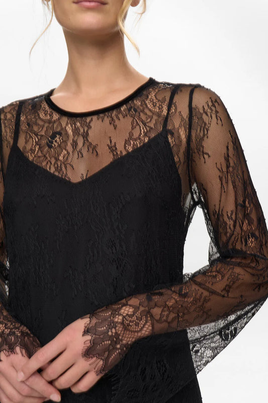 NuSansa kjóll, svartur