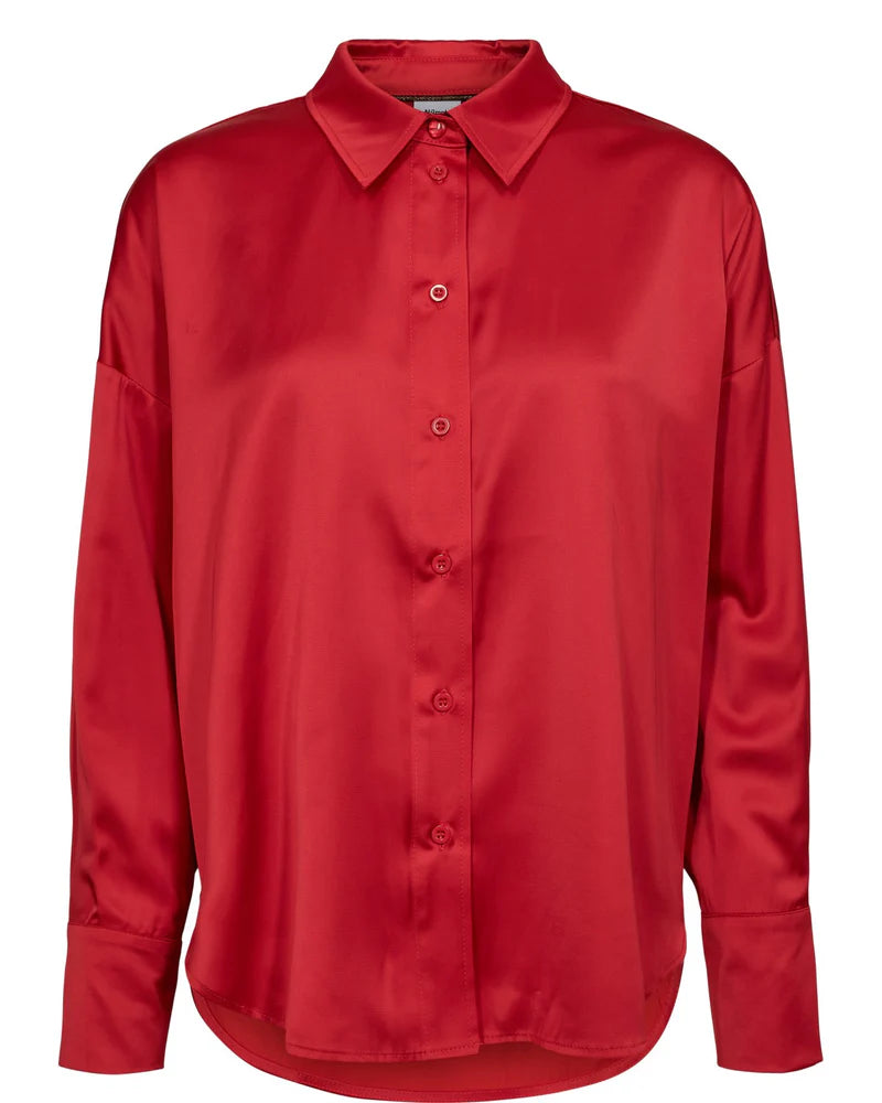 NuSatti skyrta, rauð