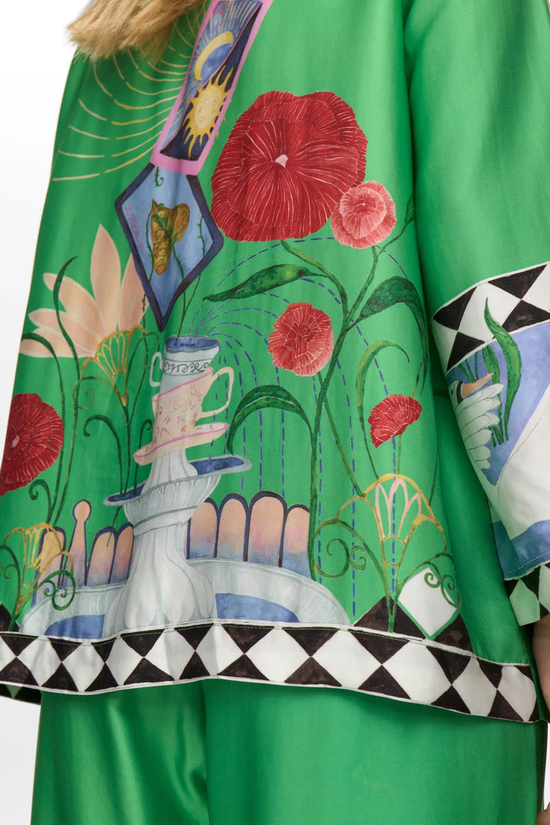 NuAdelina skyrta, græn