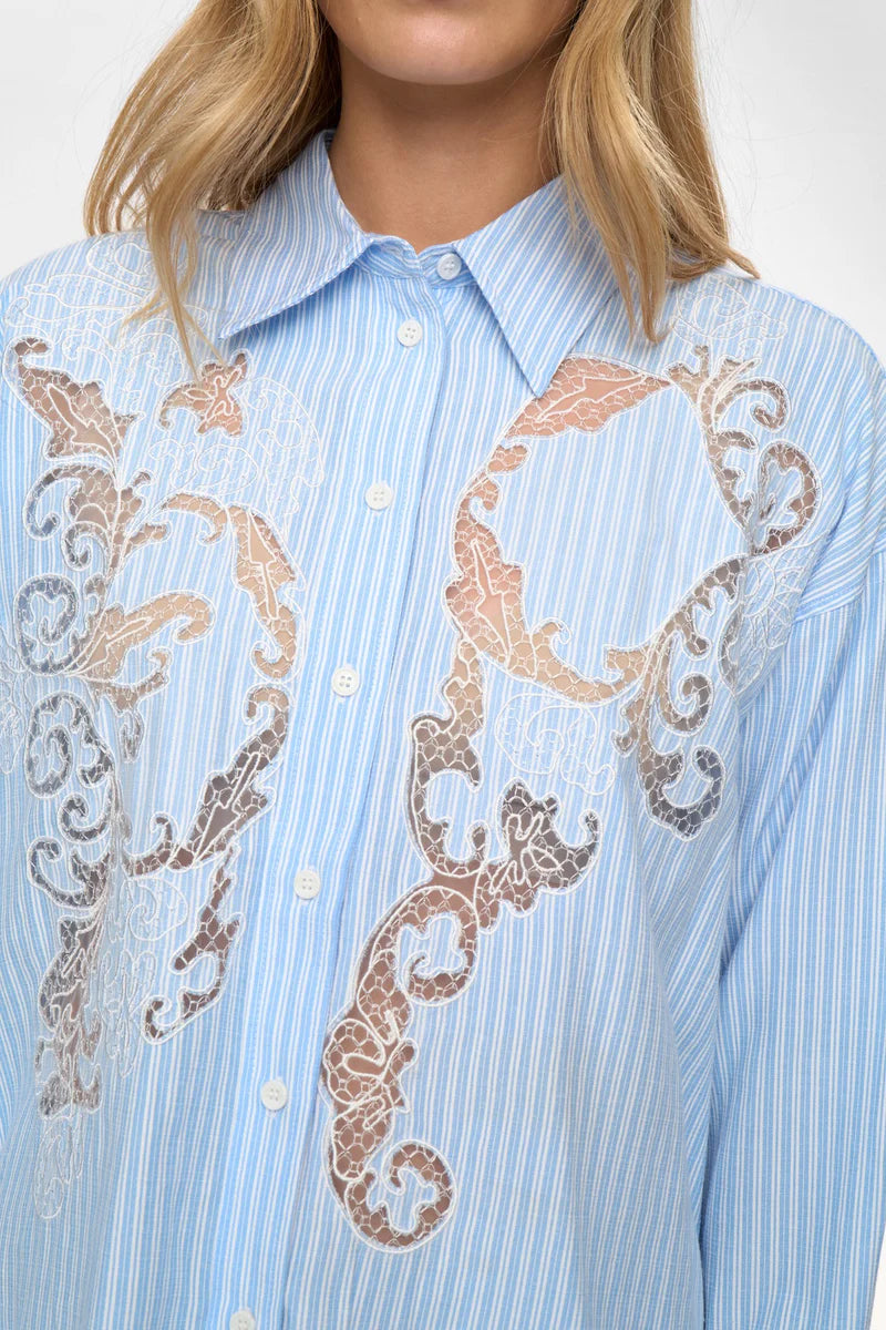 NuValerie skyrta, blá