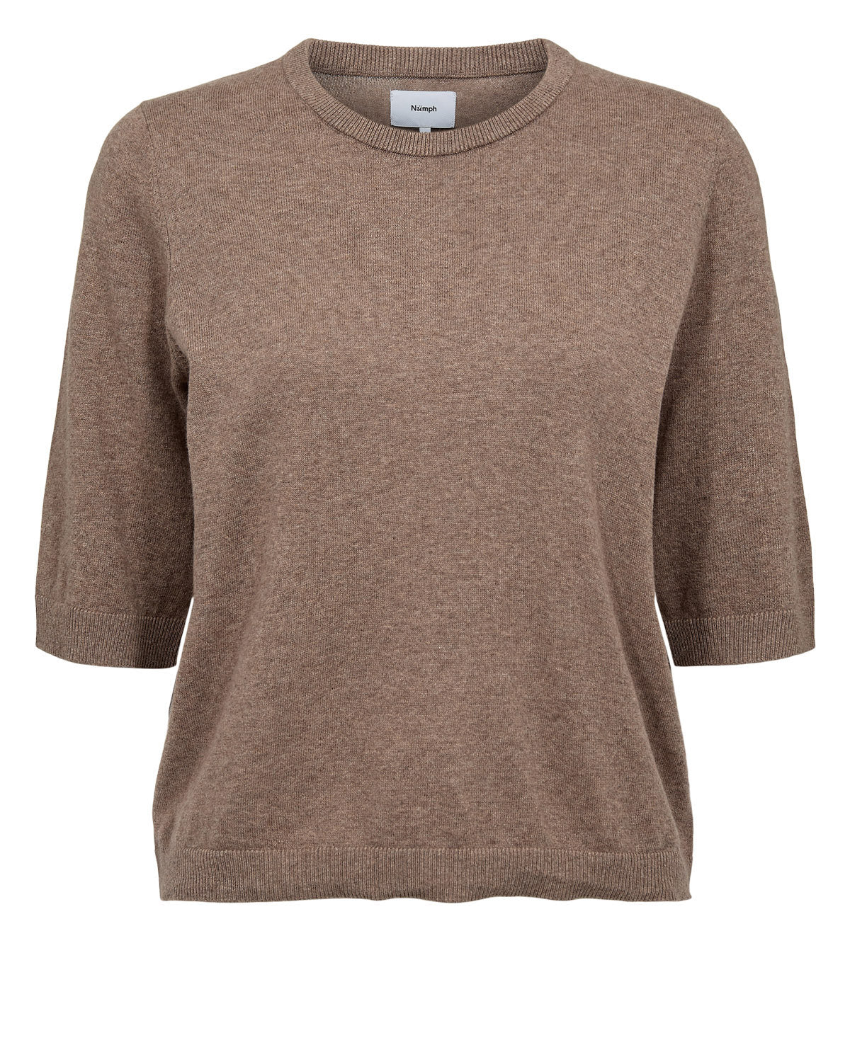 NuCally stuttermapeysa, taupe
