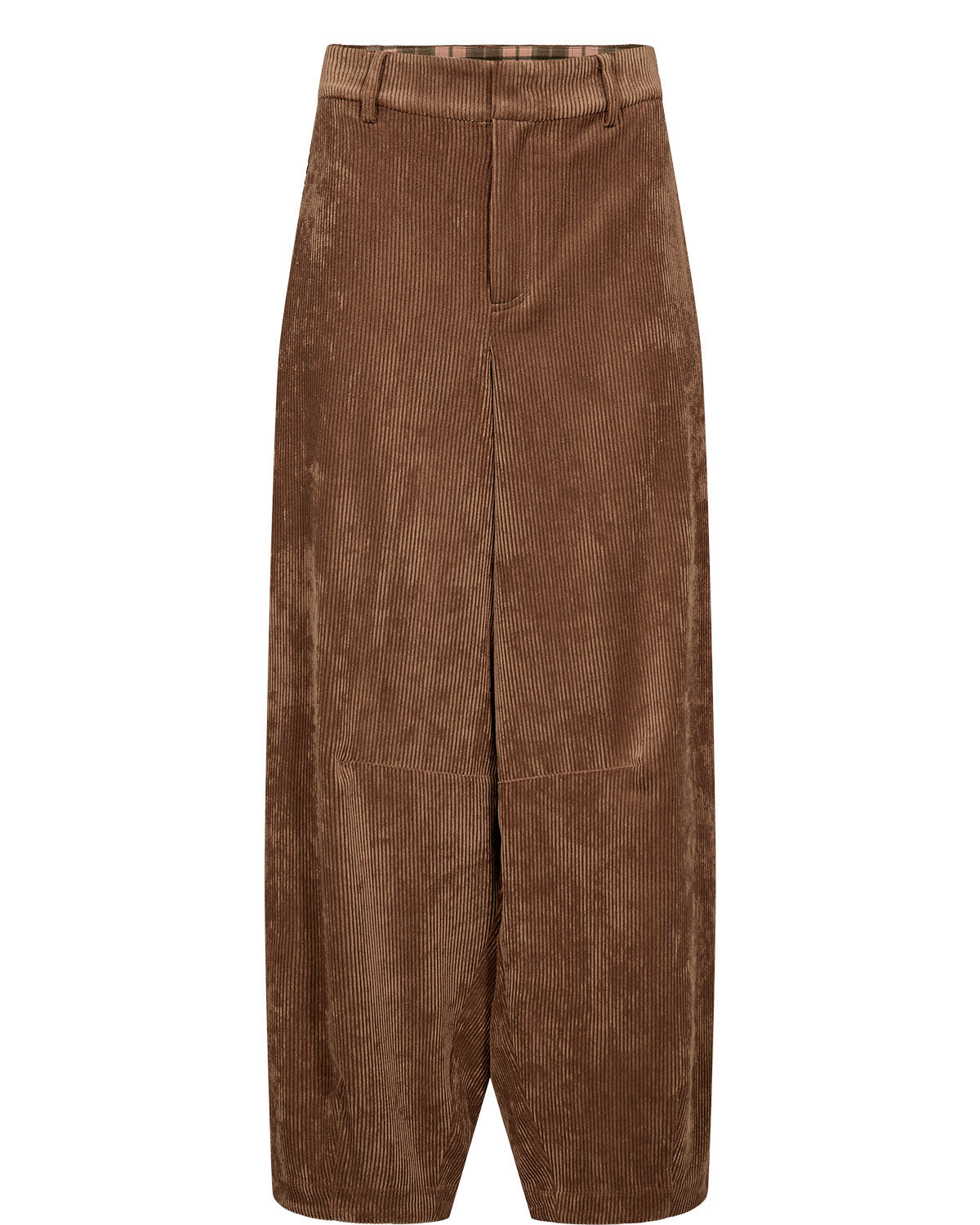 NuCelise barrel buxur, brúnar