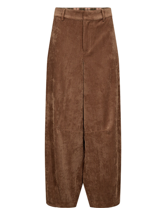 NuCelise barrel buxur, brúnar