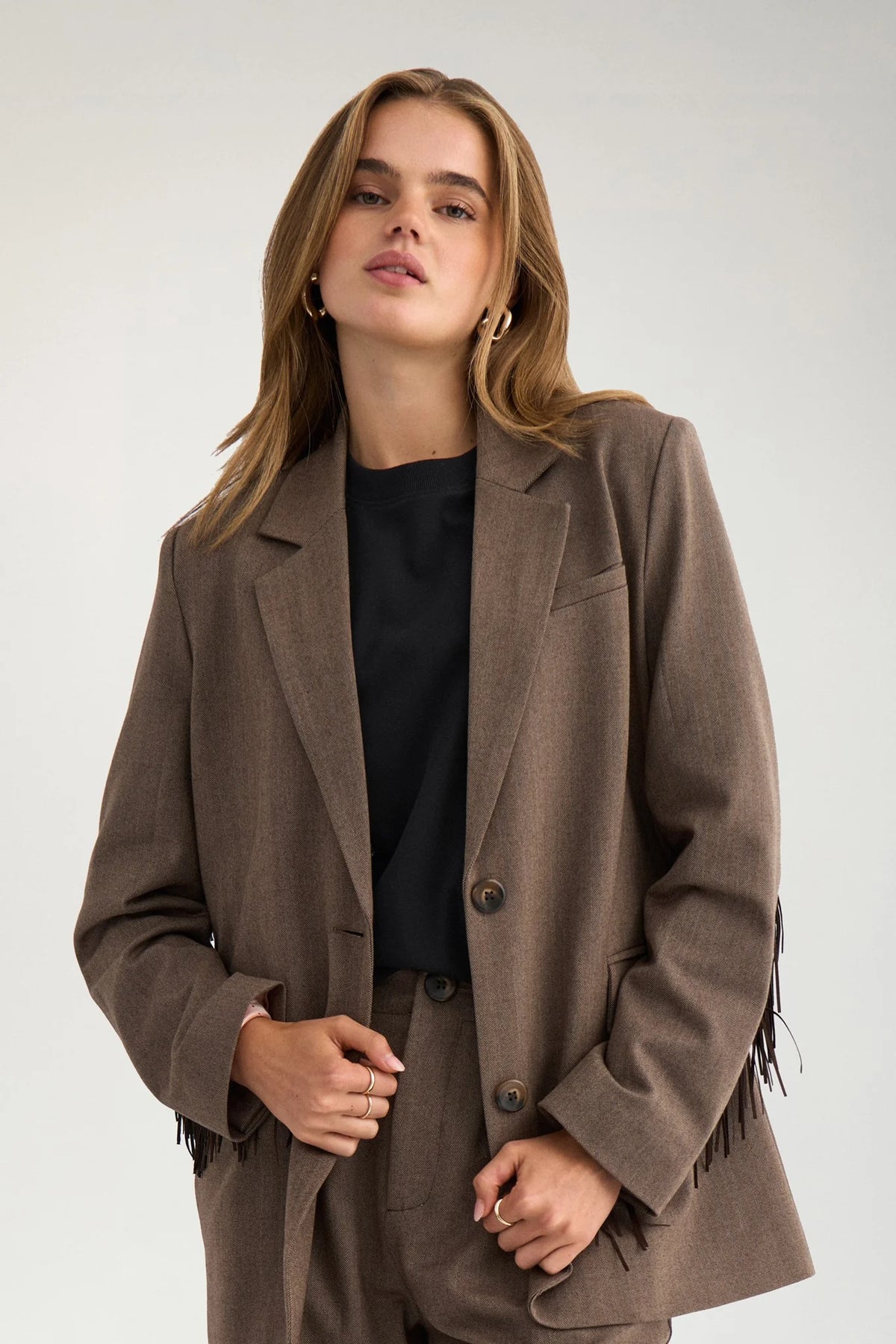 NuLippa Fringe blazer