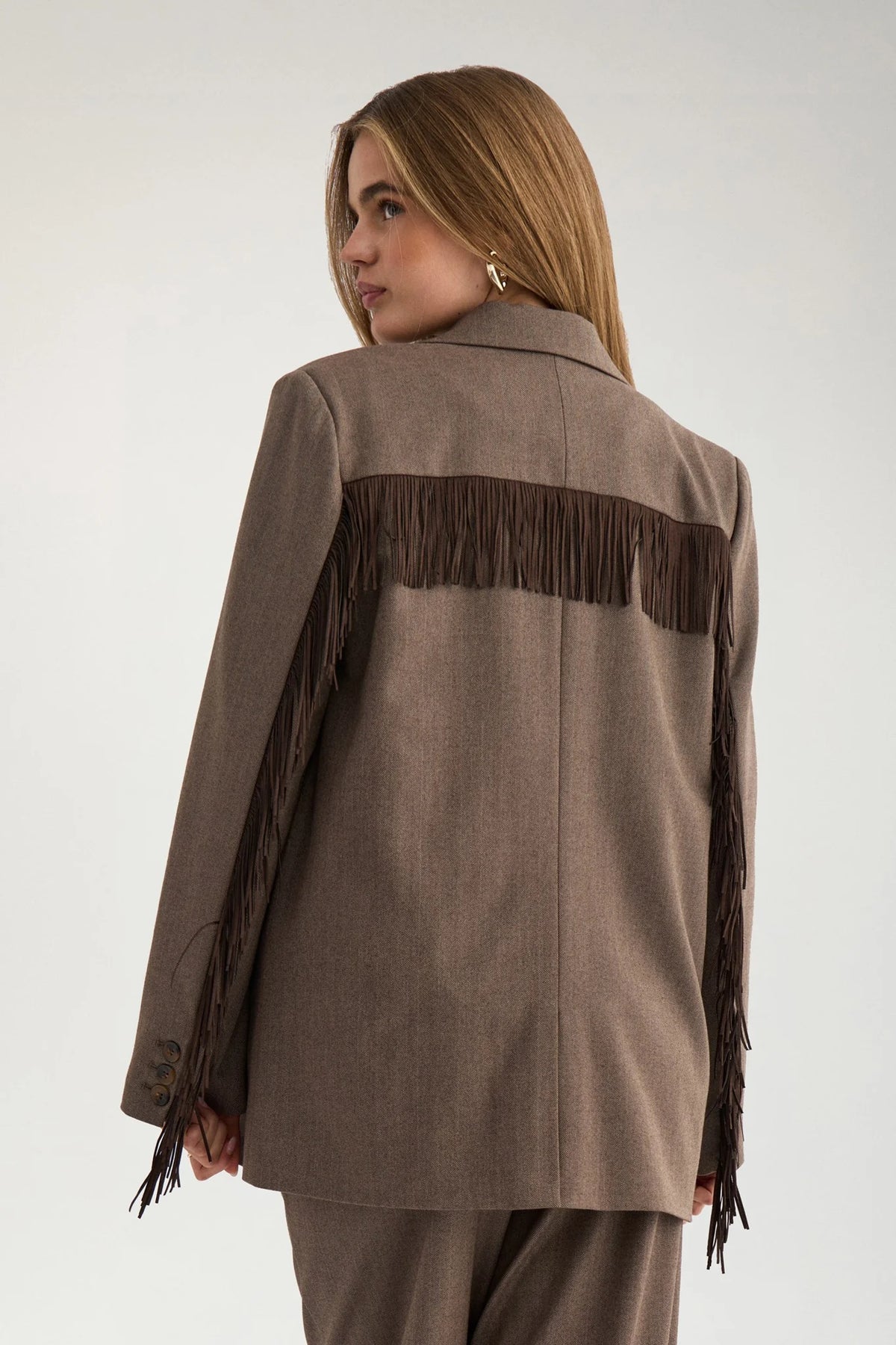 NuLippa Fringe blazer