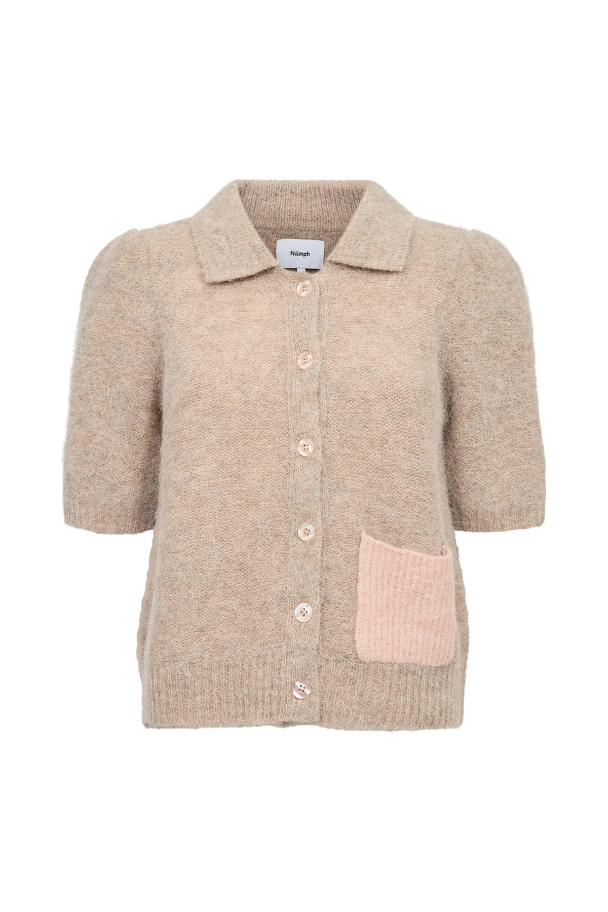 NuSalia cardigan peysa, brún