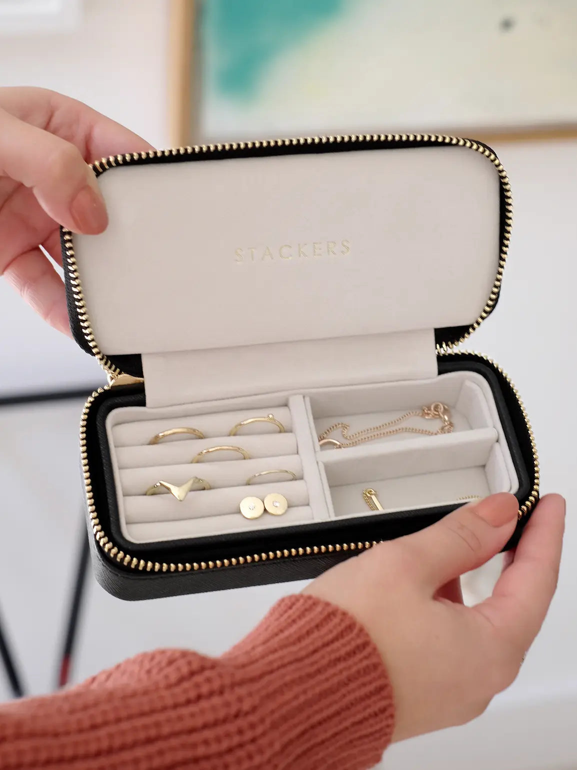 Stackers ferðaskrín, svart