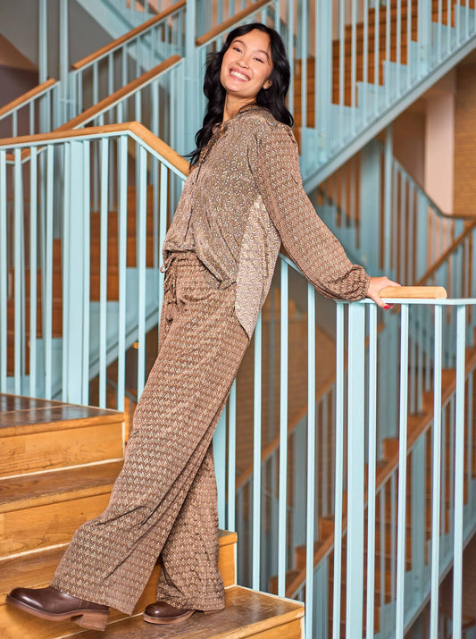 Luna blússa, nougat