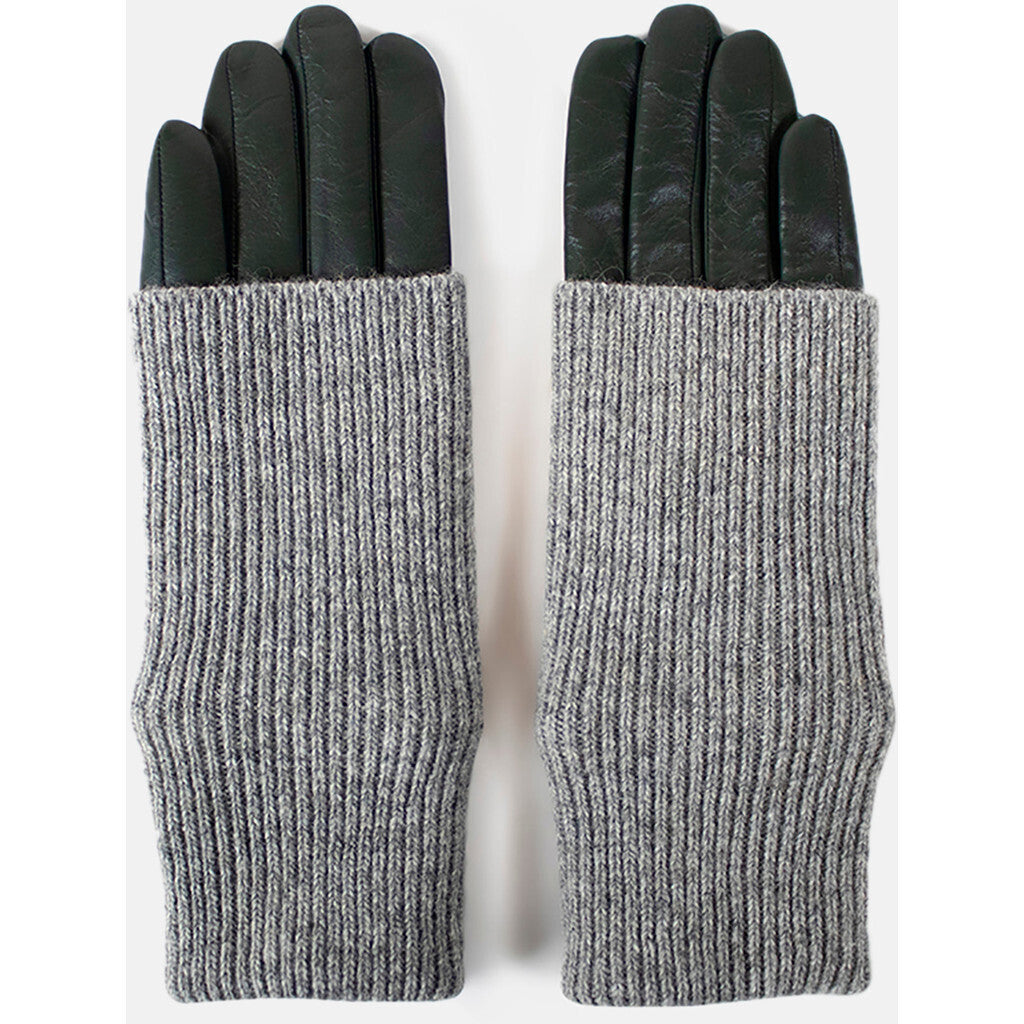 Adda leðurhanskar, svartir