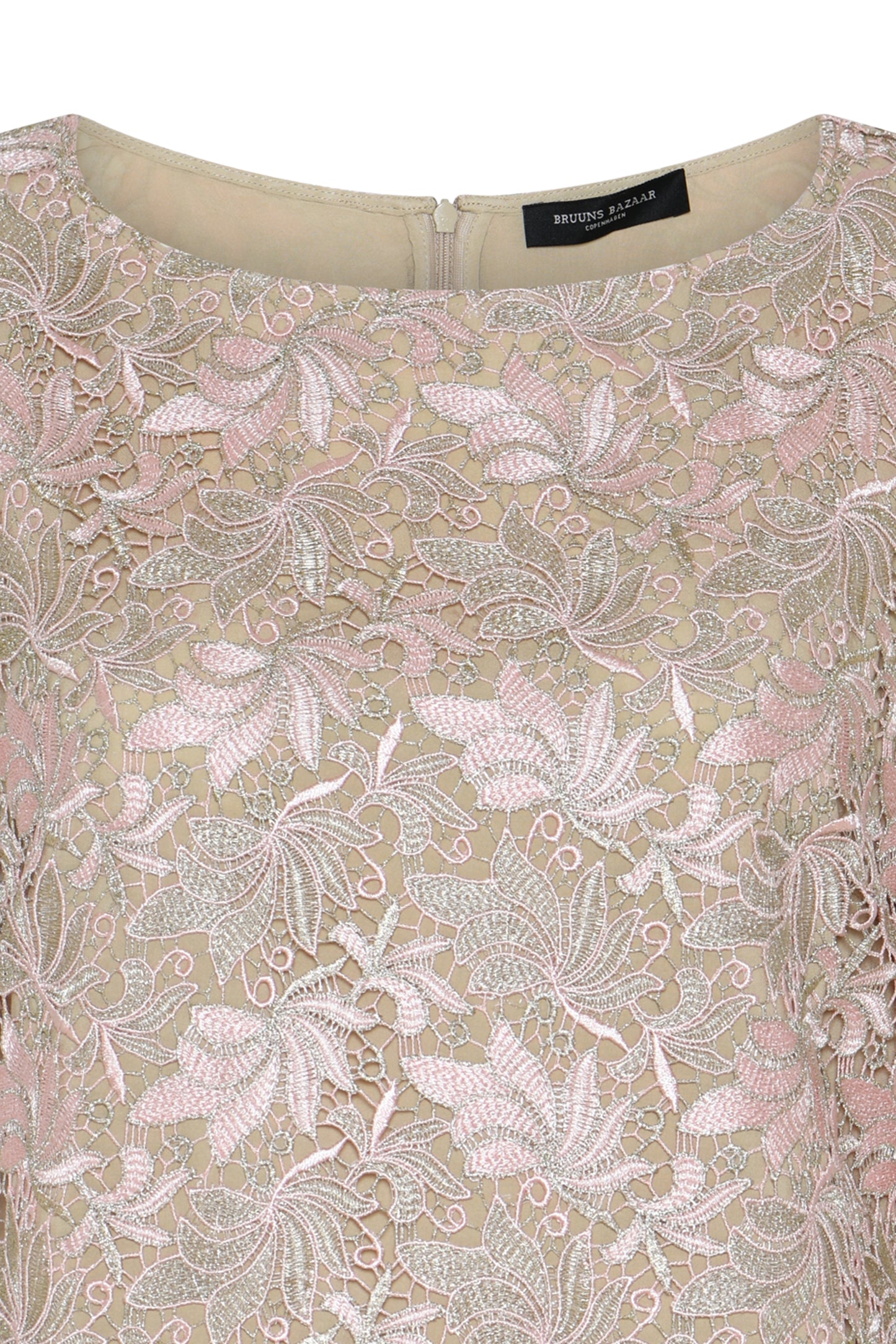 AdonidaBBKeira kjóll, bleikur/gylltur