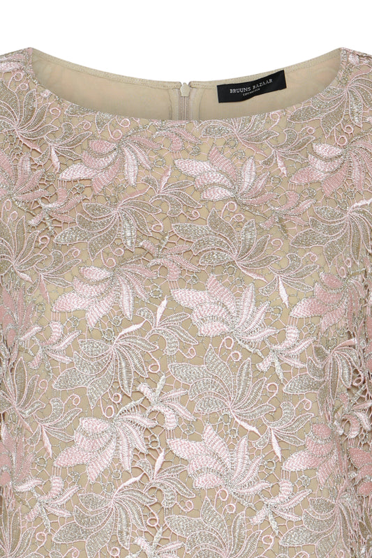 AdonidaBBKeira kjóll, bleikur/gylltur