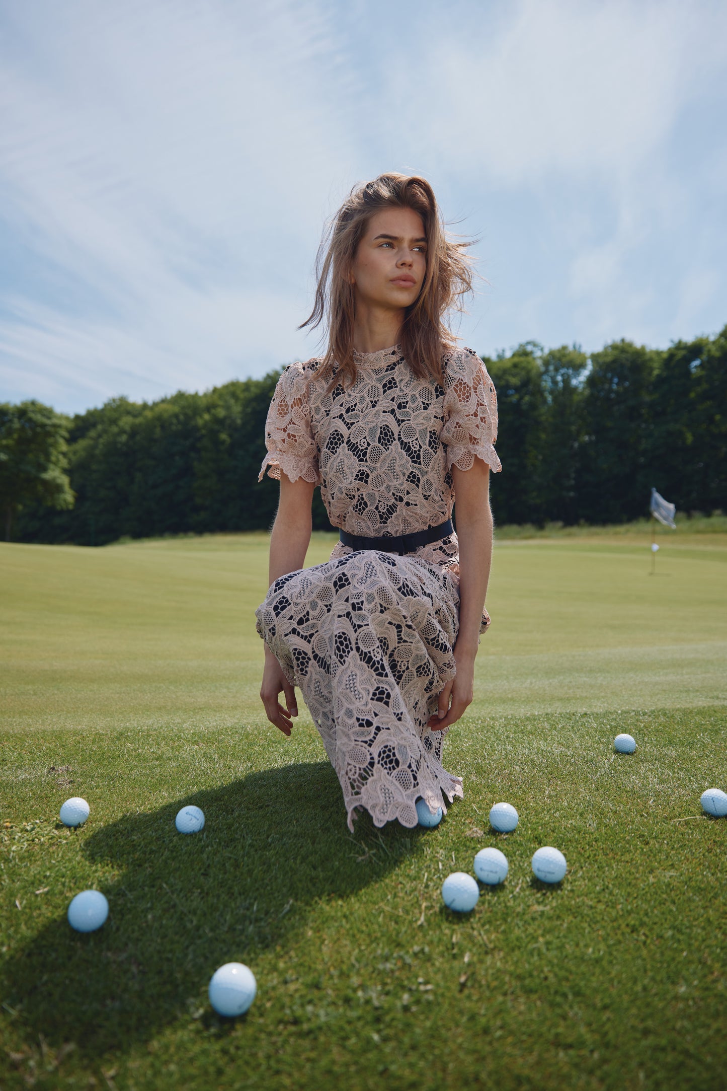 GeonomaBBSylvana kjóll, antikbleikur