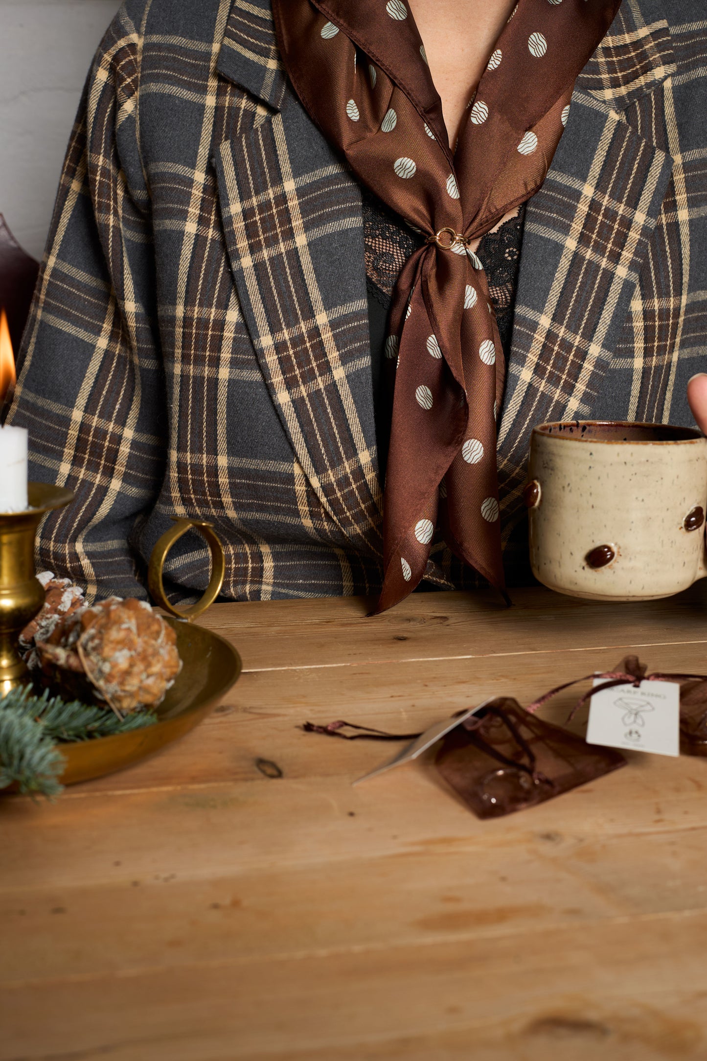 Ash klútahringur, gylltur