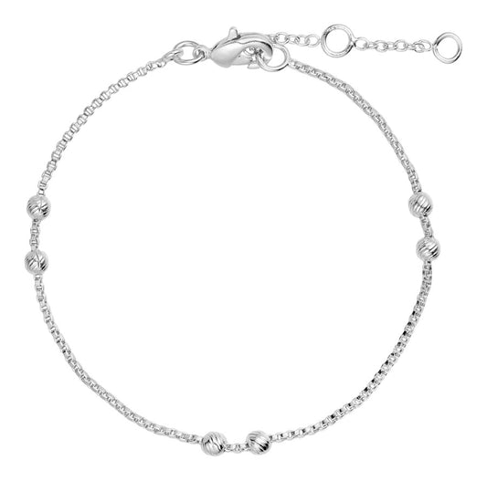 Camille armband, silfur
