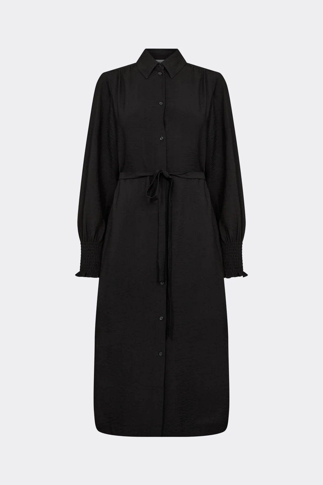 Nikki 2 skyrtukjóll, svartur