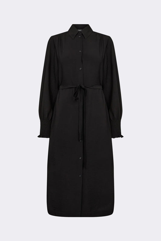 Nikki 2 skyrtukjóll, svartur