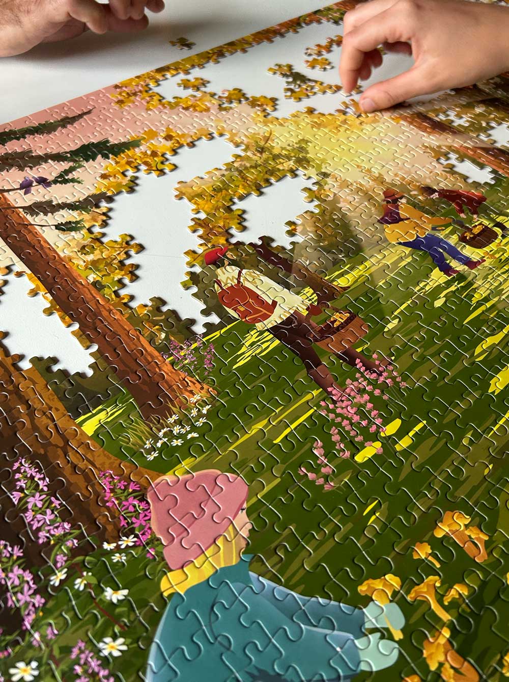 Púsl 1000 bita, skógardraumur