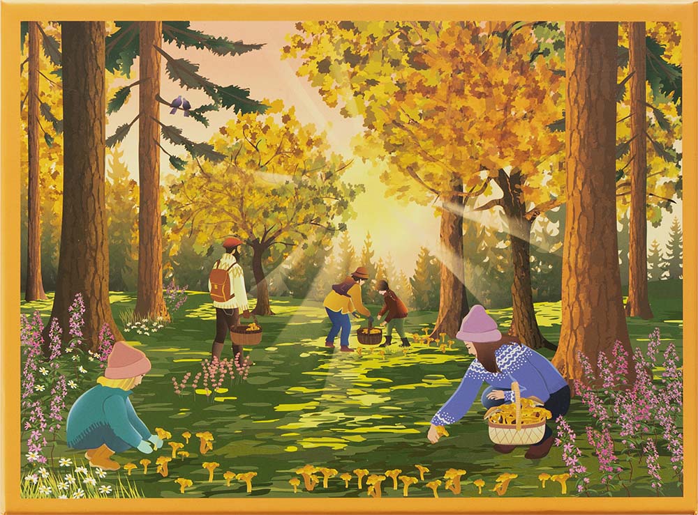 Púsl 1000 bita, skógardraumur