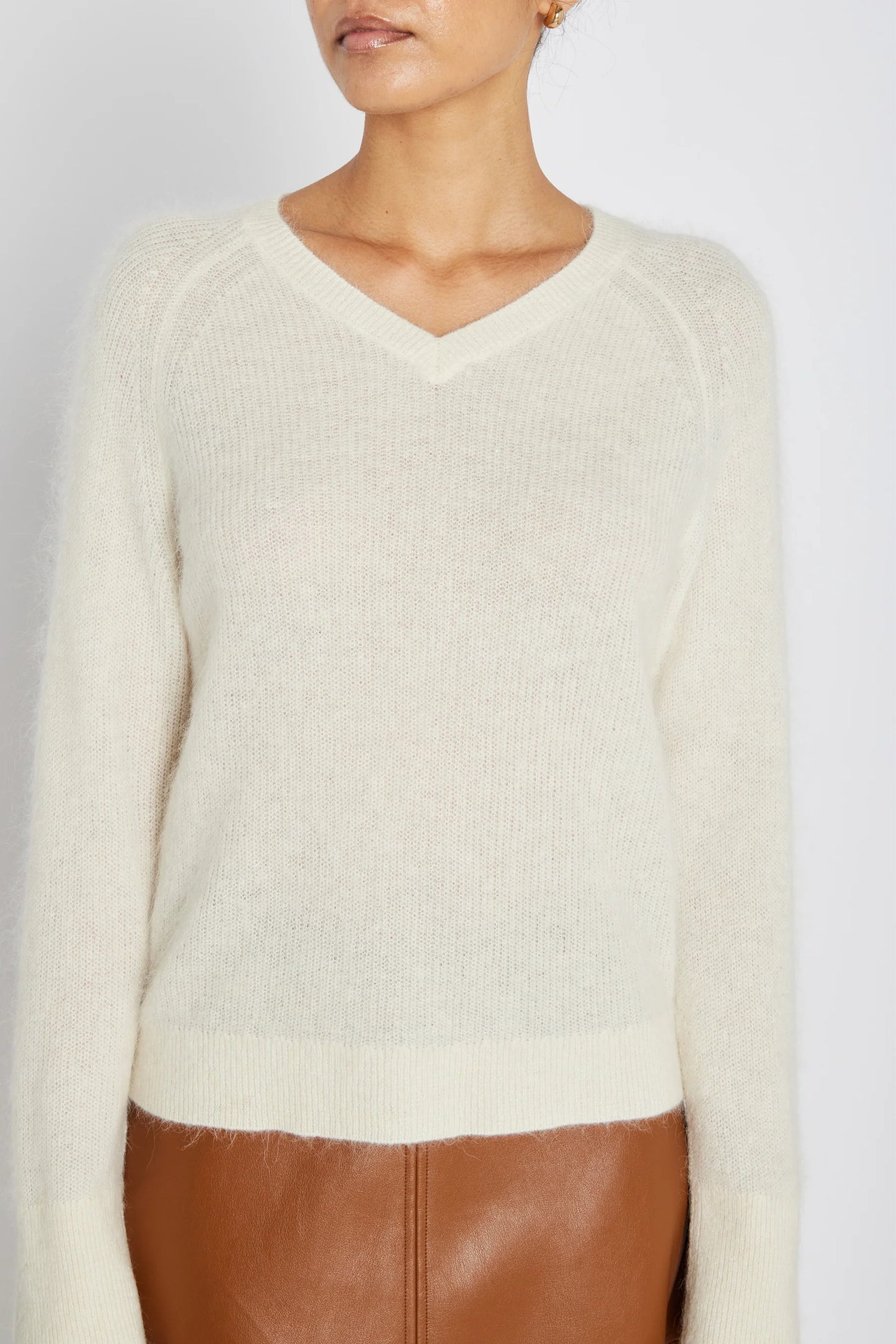 Fluffy Amera peysa, offwhite