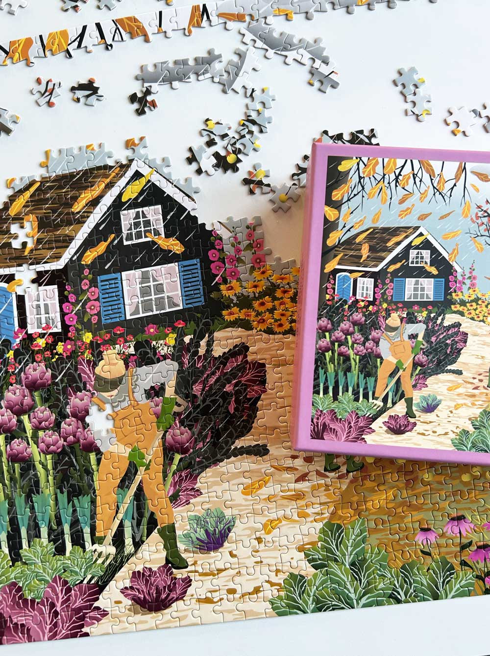 Púsl 1000 bita, haustið kemur