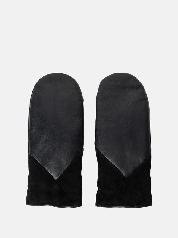 Karma leðurlúffur, svartar